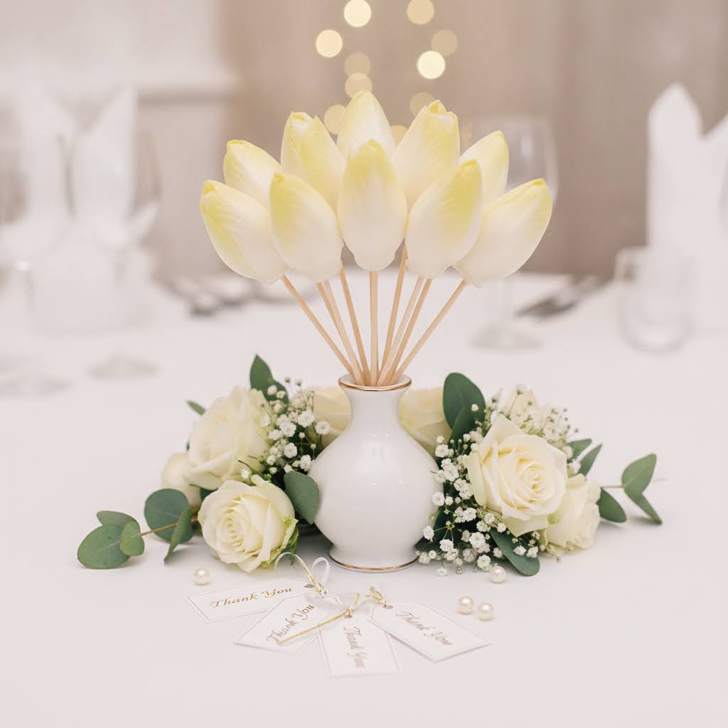 Hochzeitsgastgeschenk Tulpe 18cm