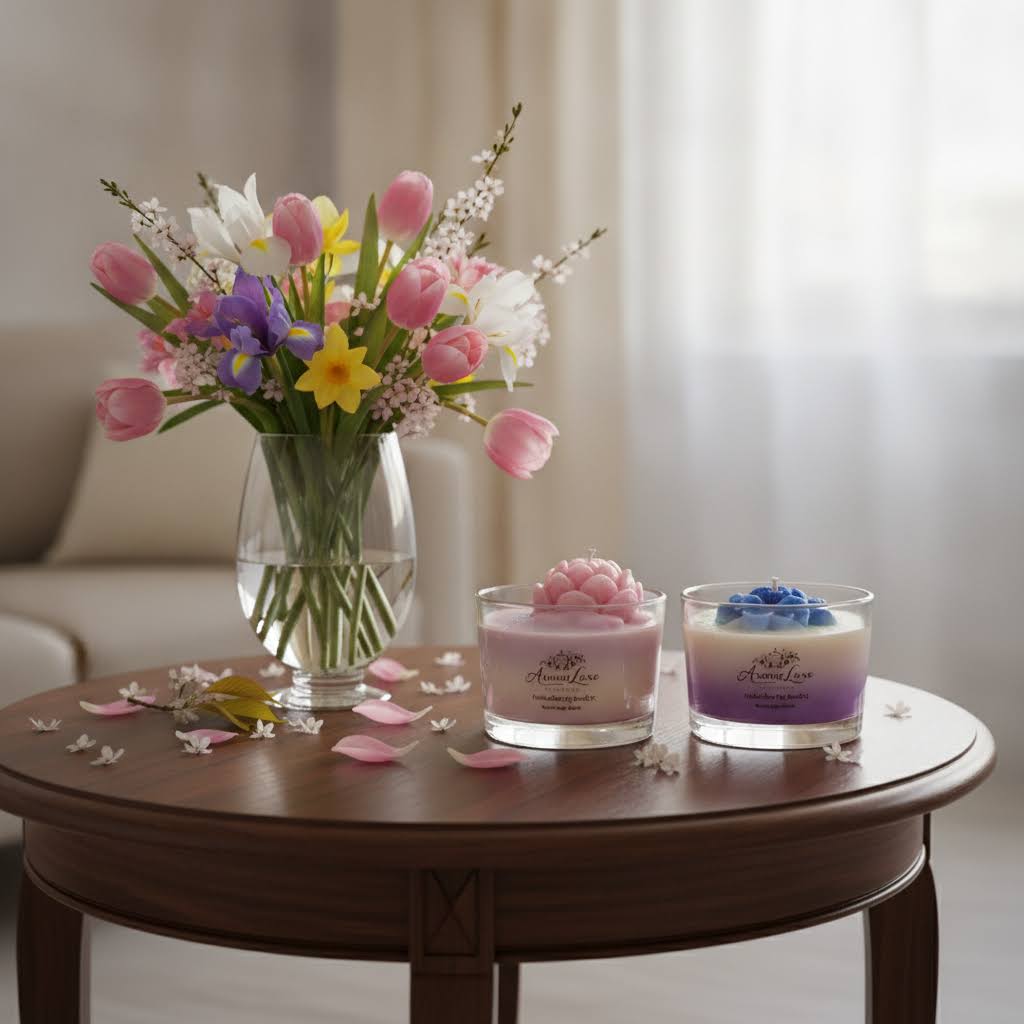 Spring Flowers - Scented soy candle