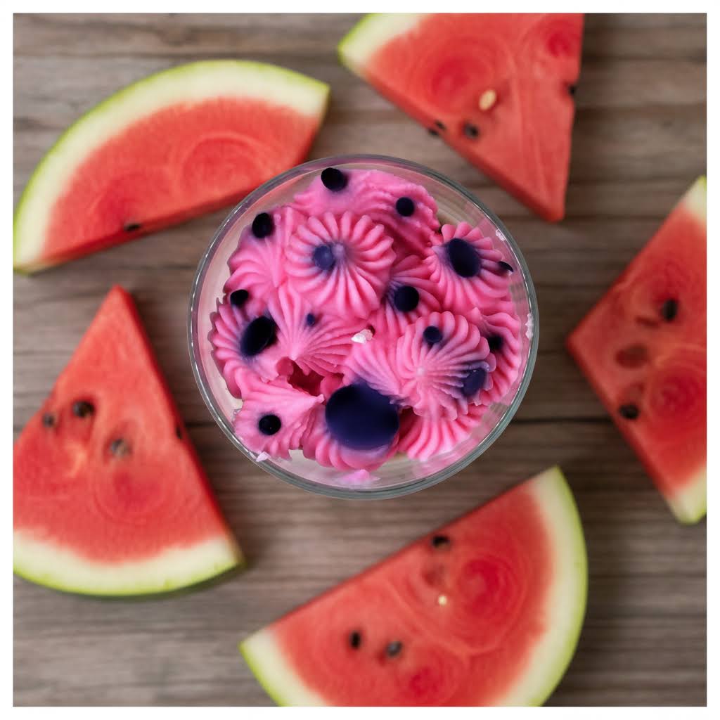 Watermelon scented candle
